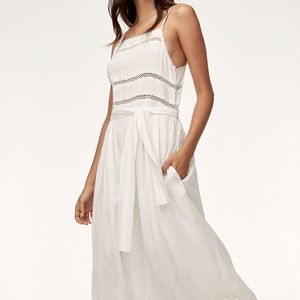 Aritzia - Wilfred Honorée Dress, white